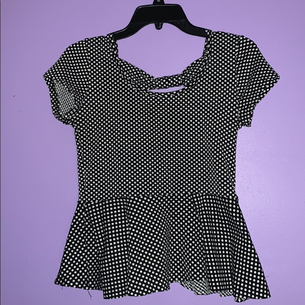 WET SEAL RUFFLE BLOUSE